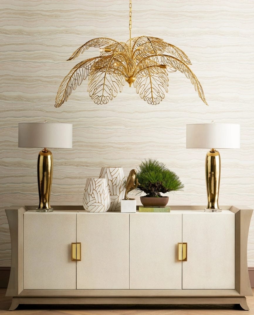 Taormina Brass Chandelier Chandeliers 9000-0847 00633306043046