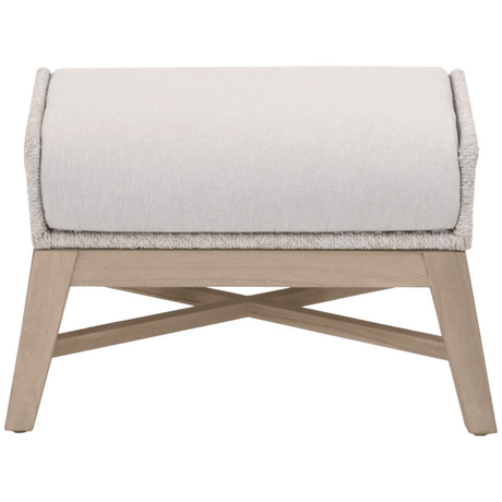 Tapestry Outdoor Footstool Ottomans + Stools 6851FS.WTA/PUM/W-ET 842279145590
