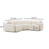 Tavian 3-Piece Modular L-Sectional Sectionals TOV-L69328-SEC1 793580651334