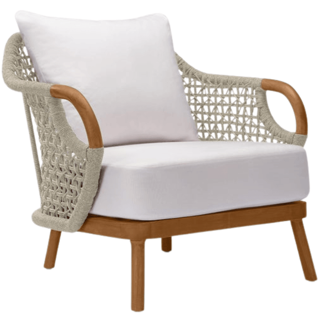 Tessa Outdoor Lounge Chair Outdoor Furniture FURTESSLOCHSD-2ALWH