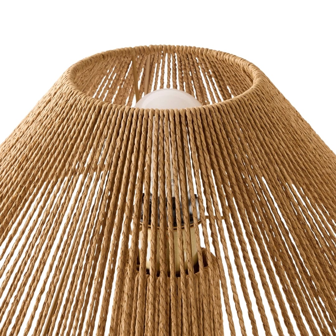 Tethered Rope Lamp Table + Desk Lamps