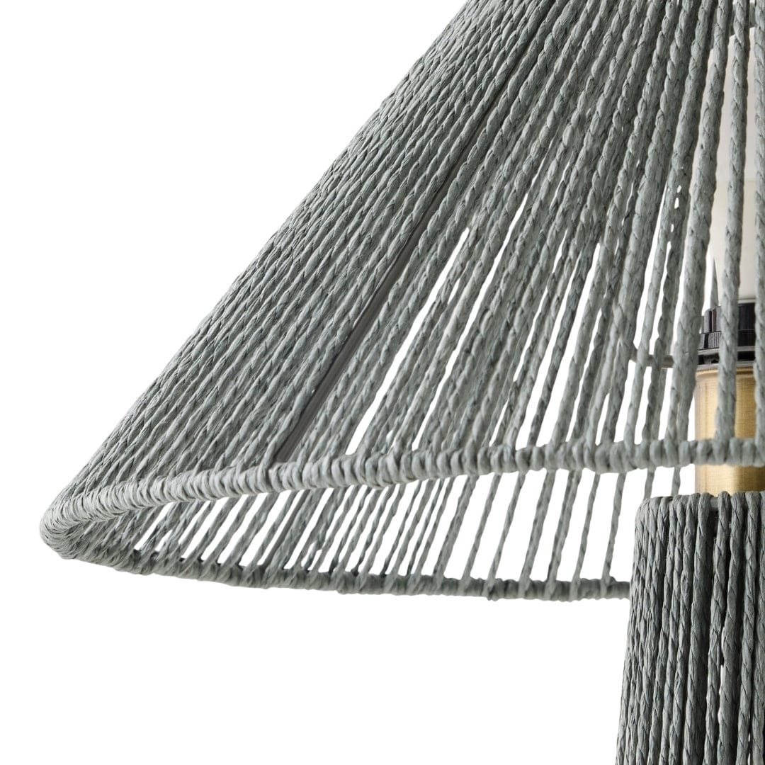 Tethered Rope Lamp Table + Desk Lamps