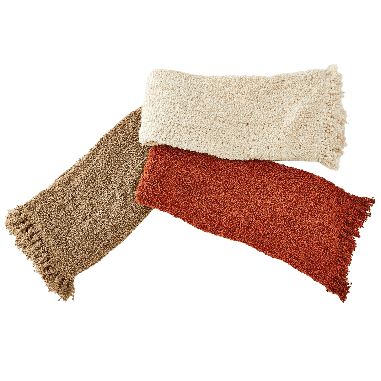 Textured Boucle Throw Throw