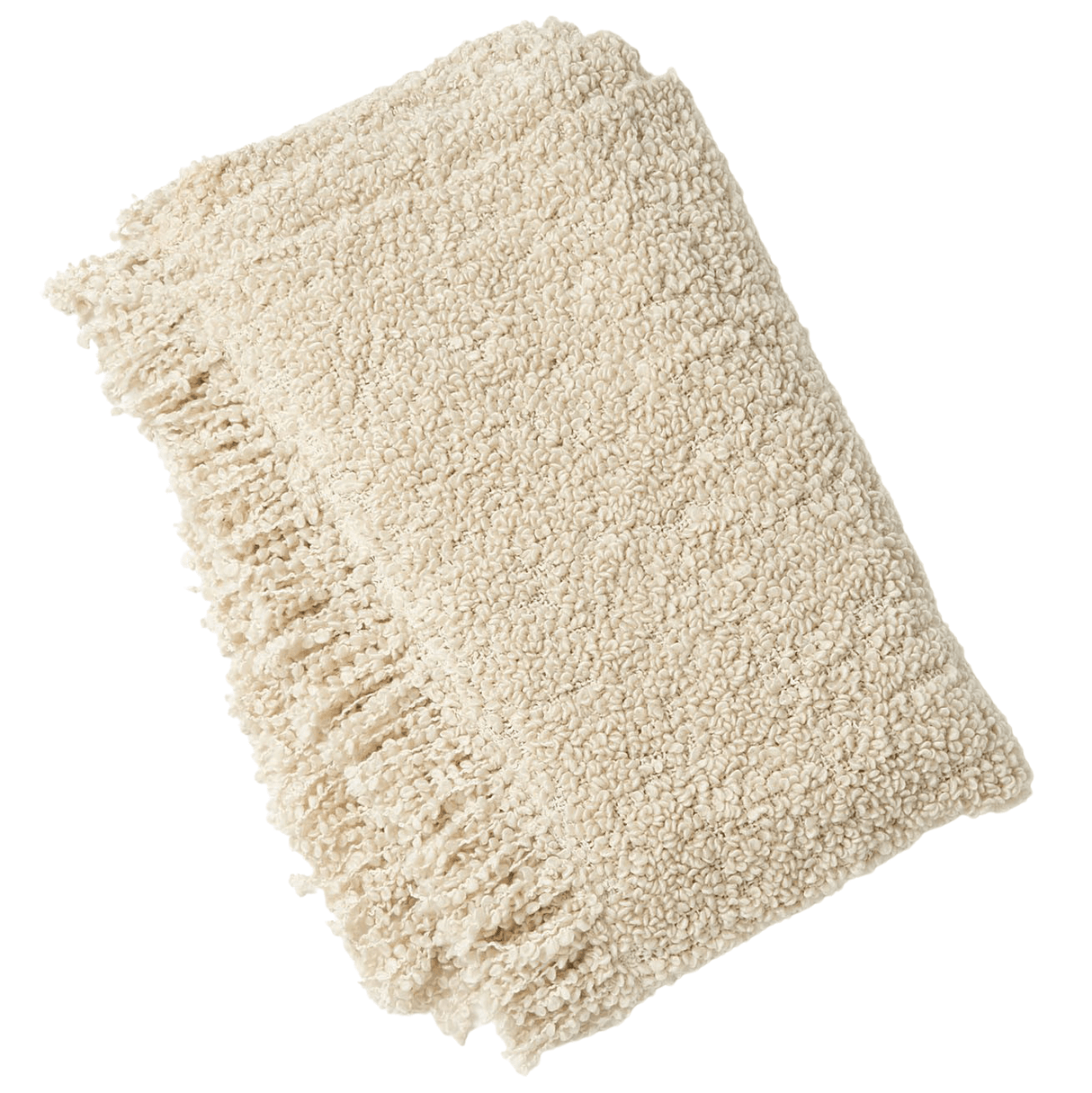 Textured Boucle Throw Throw