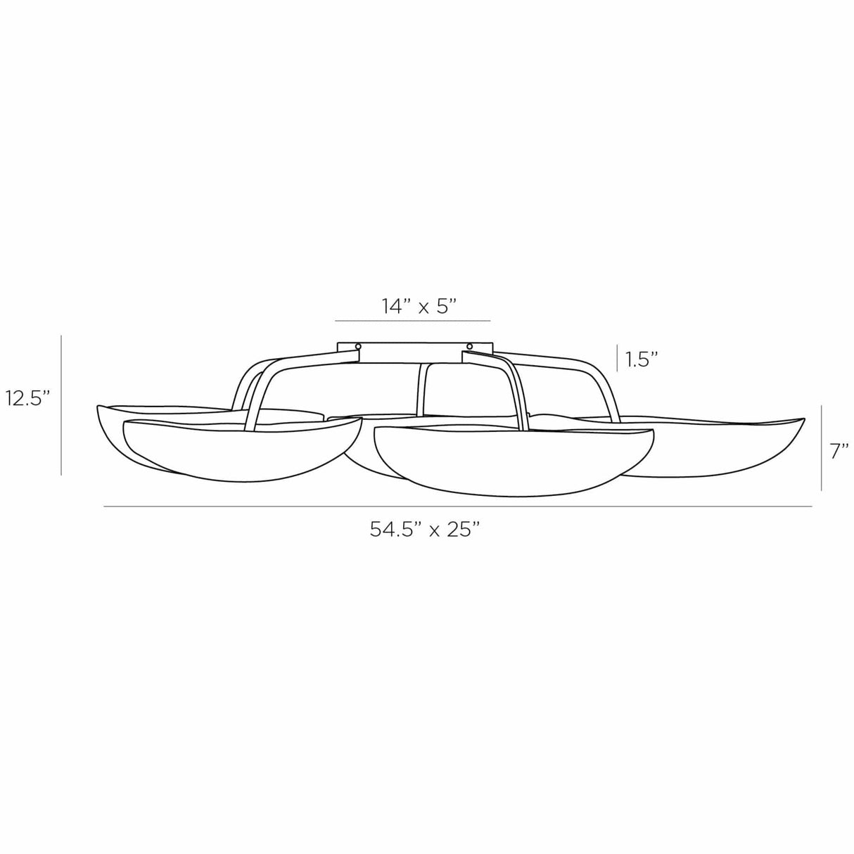 Theo Flush Mount Flush Mount