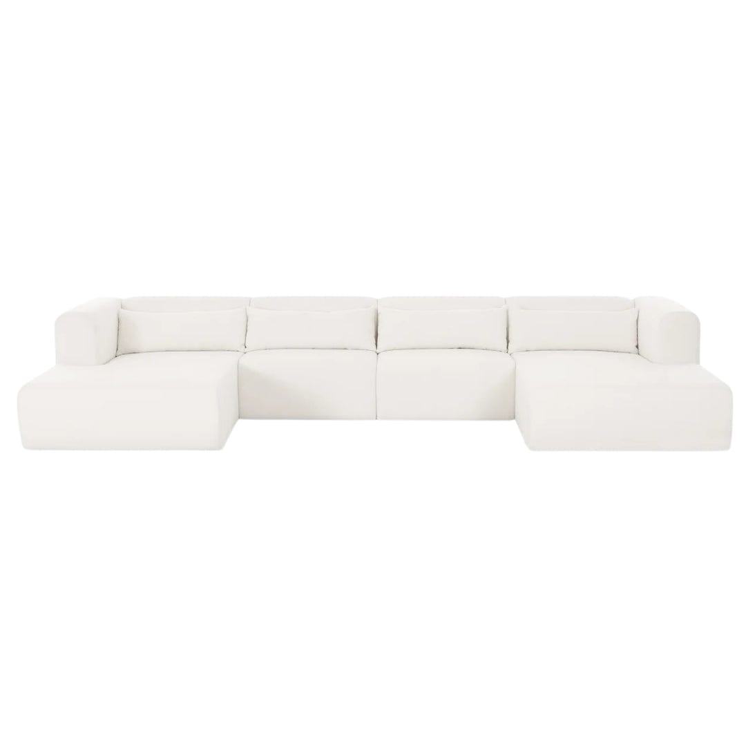 Tiara 4-Piece Modular U-Sectional Sectionals TOV-L54847-SEC 793580653635