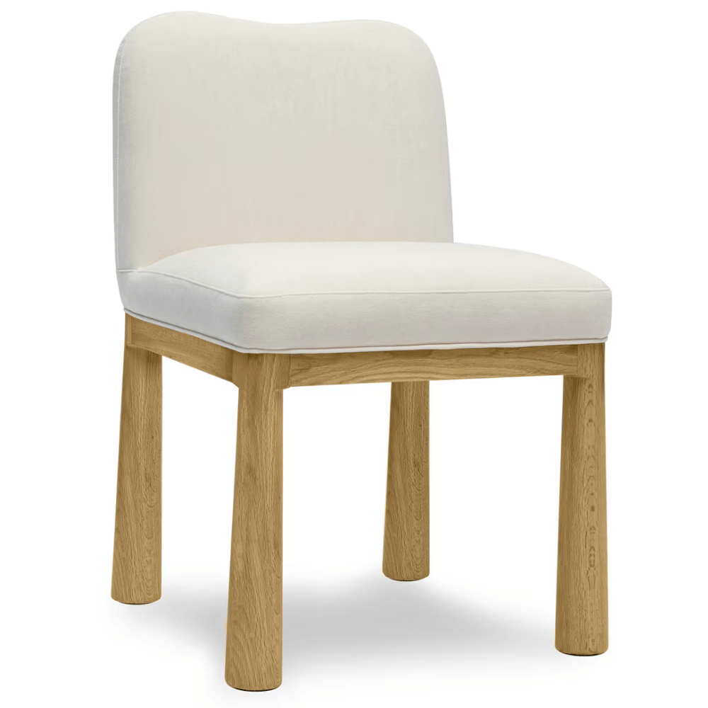 Tiara Velvet and Oak Dining Chair Dining Chair