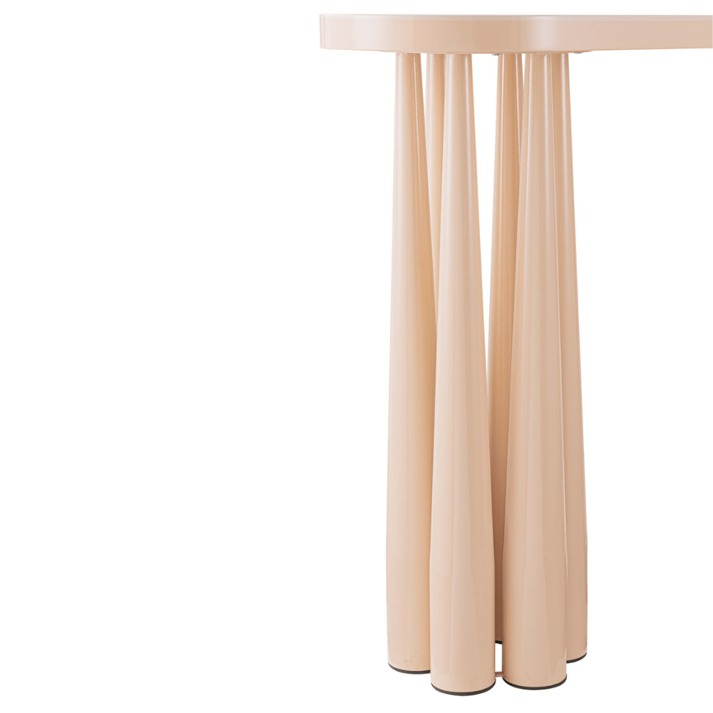 Titan Peach Rose Glossy Console Table Console Table TOV-OC69000