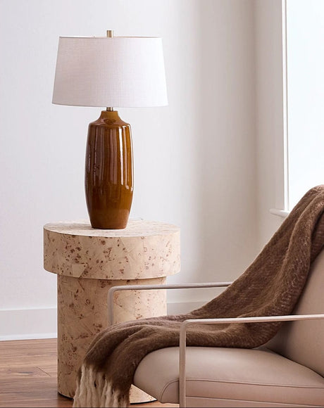 Toffee Table Lamp Table + Desk Lamps 9TOFFEETLBR 688933042689