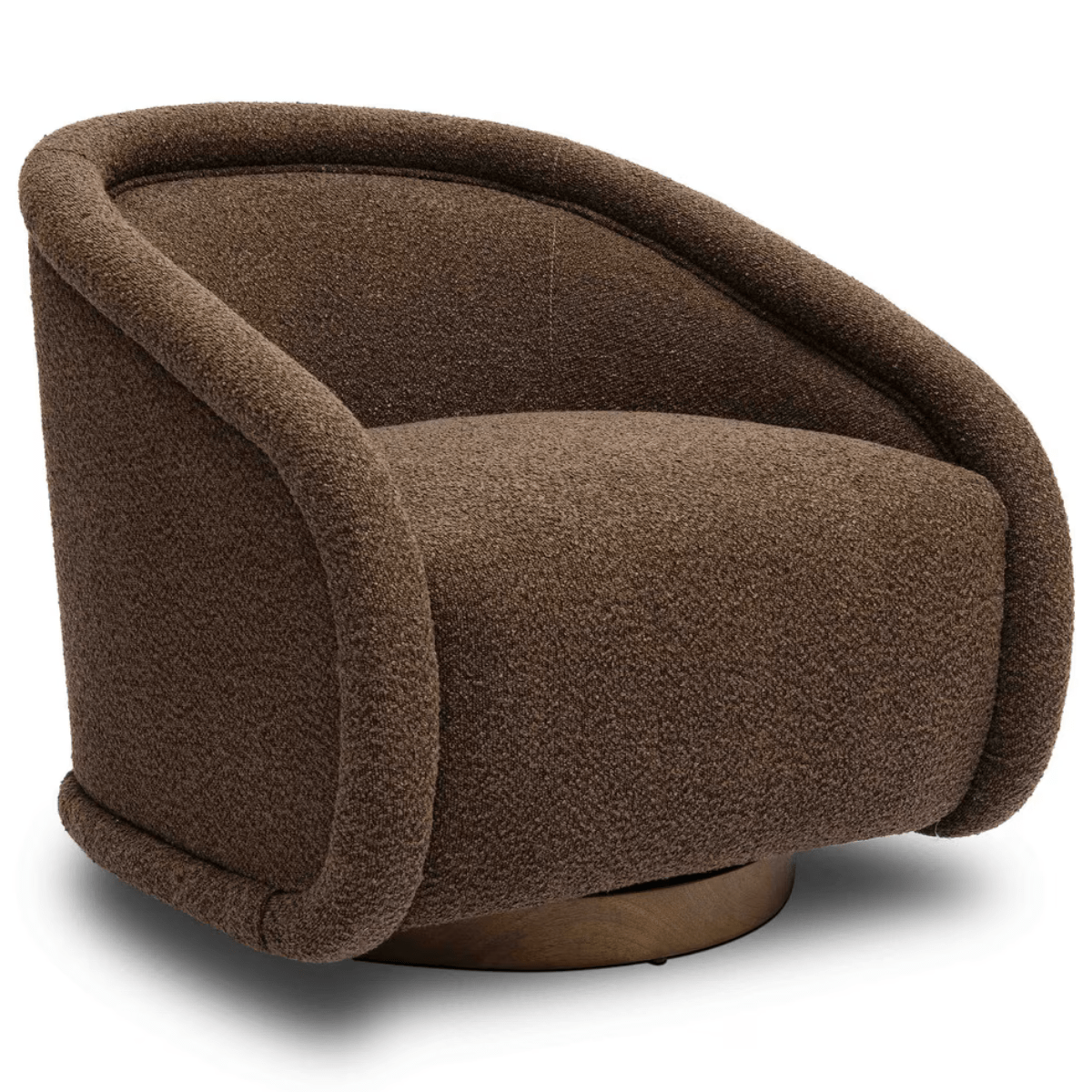 Tori Boucle Swivel Chair Accent Chair