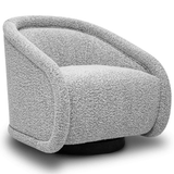 Tori Boucle Swivel Chair Accent Chair