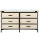 Toulon 6-Drawer Dresser Dressers + Chests TOU-250-50-401