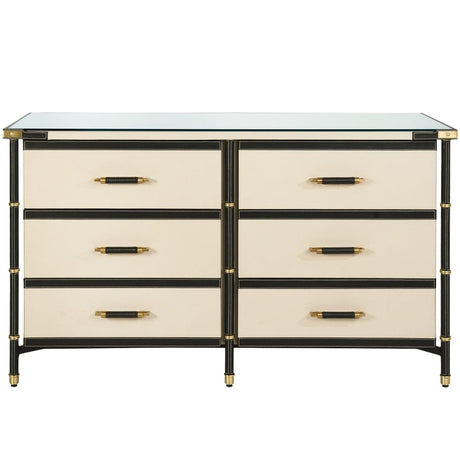 Toulon 6-Drawer Dresser Dressers + Chests TOU-250-50-401