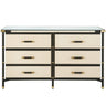 Toulon 6-Drawer Dresser Dressers + Chests TOU-250-50-401
