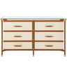 Toulon 6-Drawer Dresser Dressers + Chests TOU-250-50-404