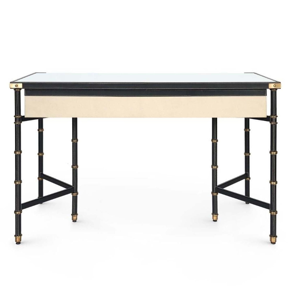 TOULON DESK Rectangular Leather Desk