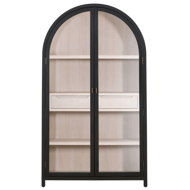 Toulouse Display Cabinet Cabinet 8110.BLK-BIR/NO