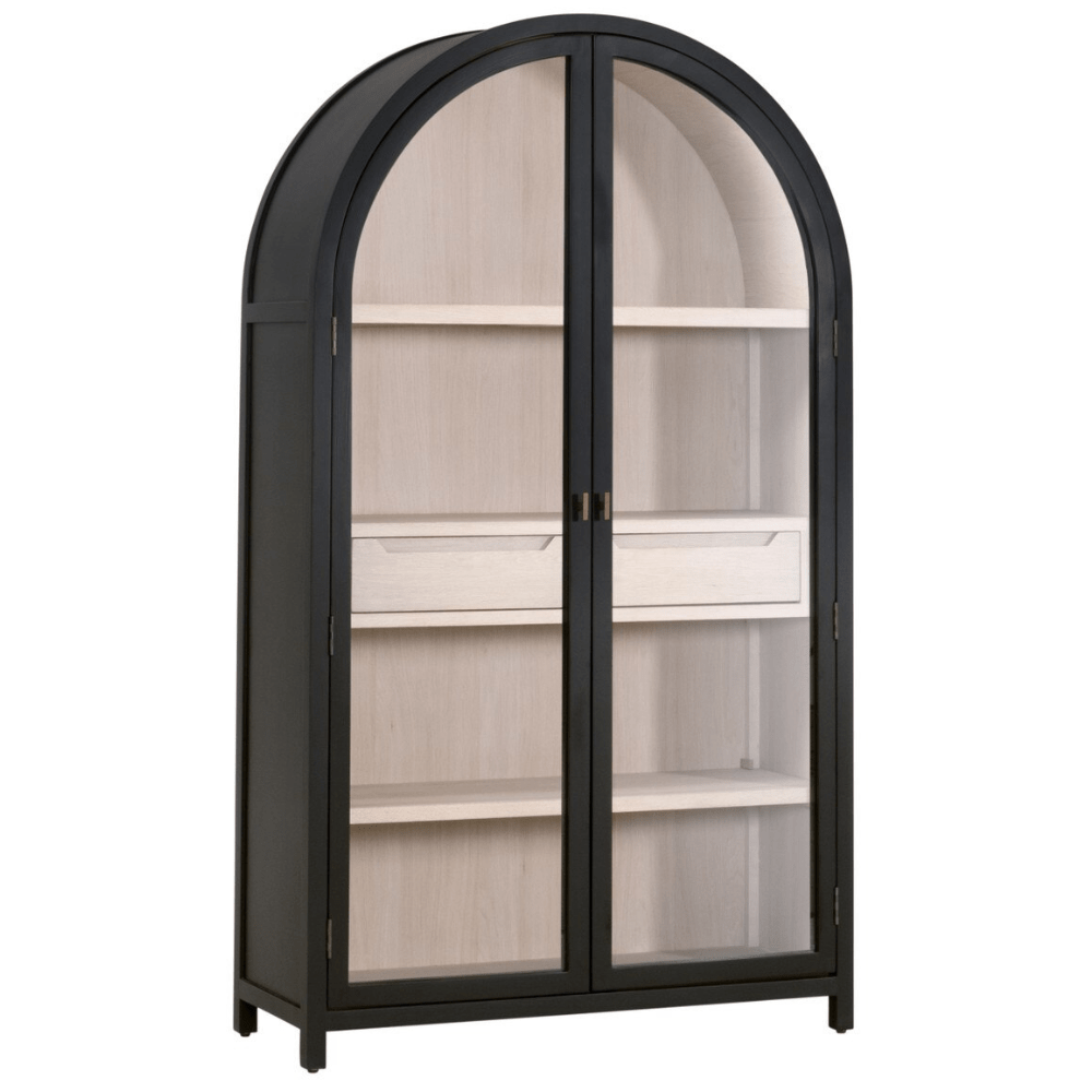 Toulouse Display Cabinet Cabinet 8110.BLK-BIR/NO