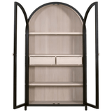 Toulouse Display Cabinet Cabinet 8110.BLK-BIR/NO