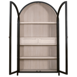 Toulouse Display Cabinet Cabinet 8110.BLK-BIR/NO