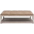 Townsend Upholstered Coffee Table Coffee Table 6429UP-RCT.IVT-BT/NG 842279147082