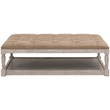 Townsend Upholstered Coffee Table Coffee Table 6429UP-RCT.IVT-BT/NG 842279147082