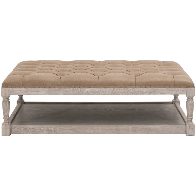 Townsend Upholstered Coffee Table Coffee Table 6429UP-RCT.IVT-BT/NG 842279147082