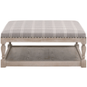 Townsend Upholstered Coffee Table Coffee Table 6429UP.WSTO-GLD/NG 842279147587