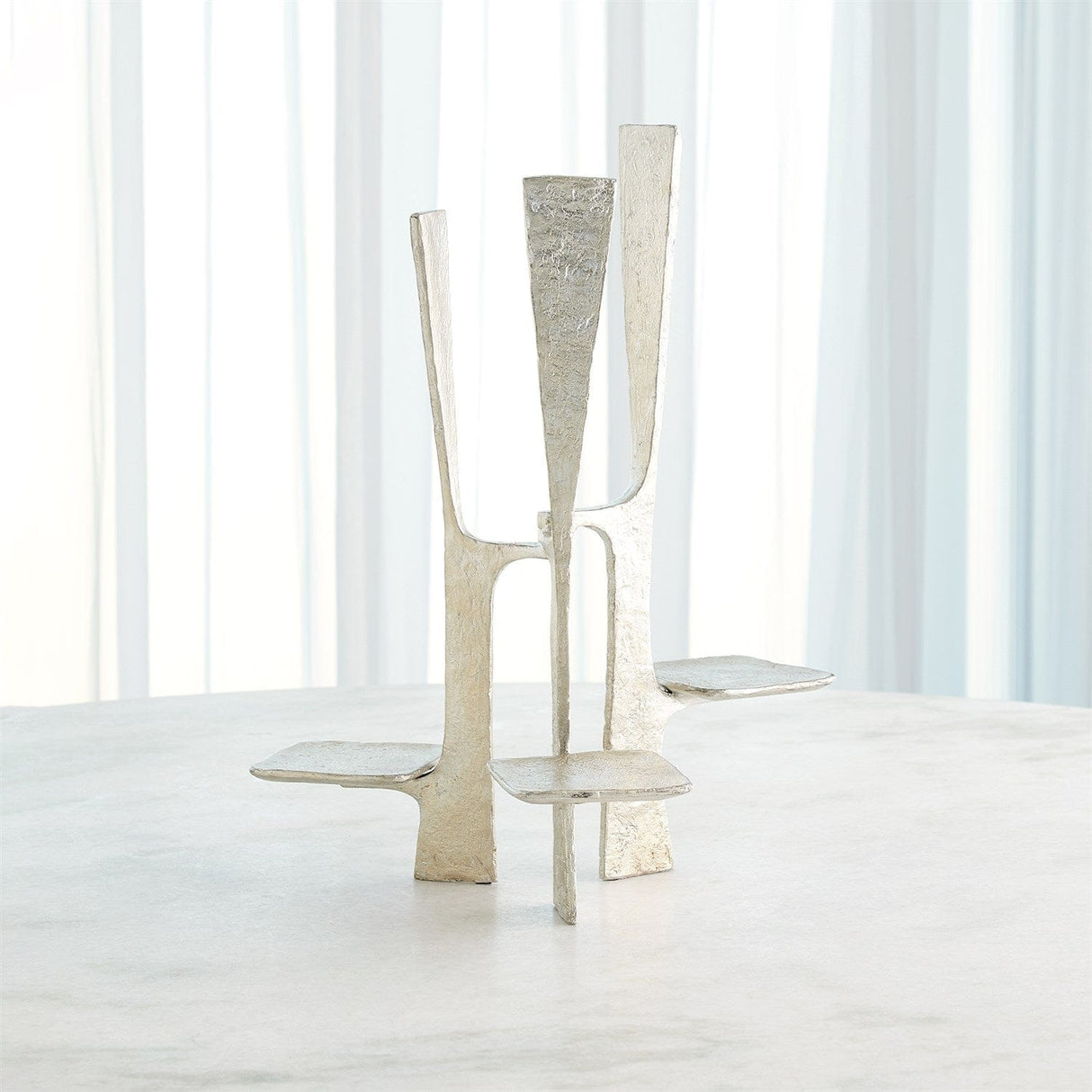 Triune Candleholder Decorative Object