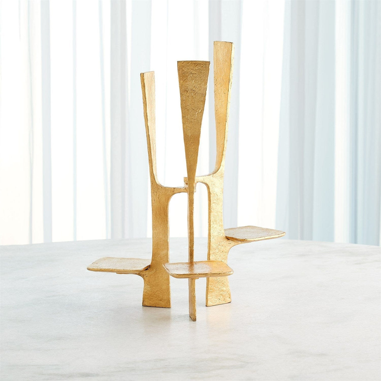 Triune Candleholder Decorative Object