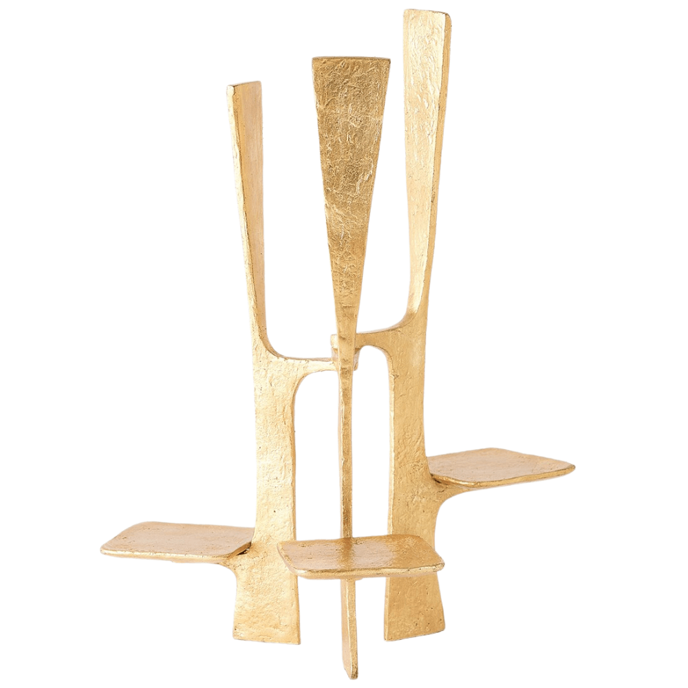 Triune Candleholder Decorative Object 8.83209