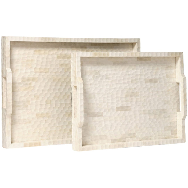 Tucker Tray Set (Set of 2) Trays OBJTUCKERTRWHS/2