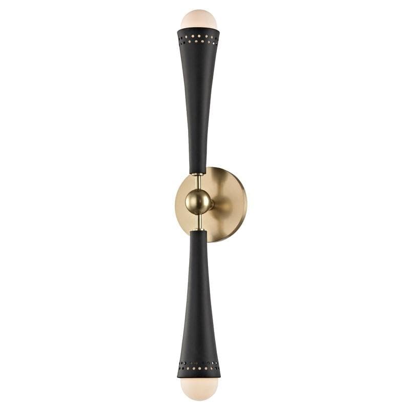 Tupelo Double Wall Sconce Sconces 2122-AGB 806134814458