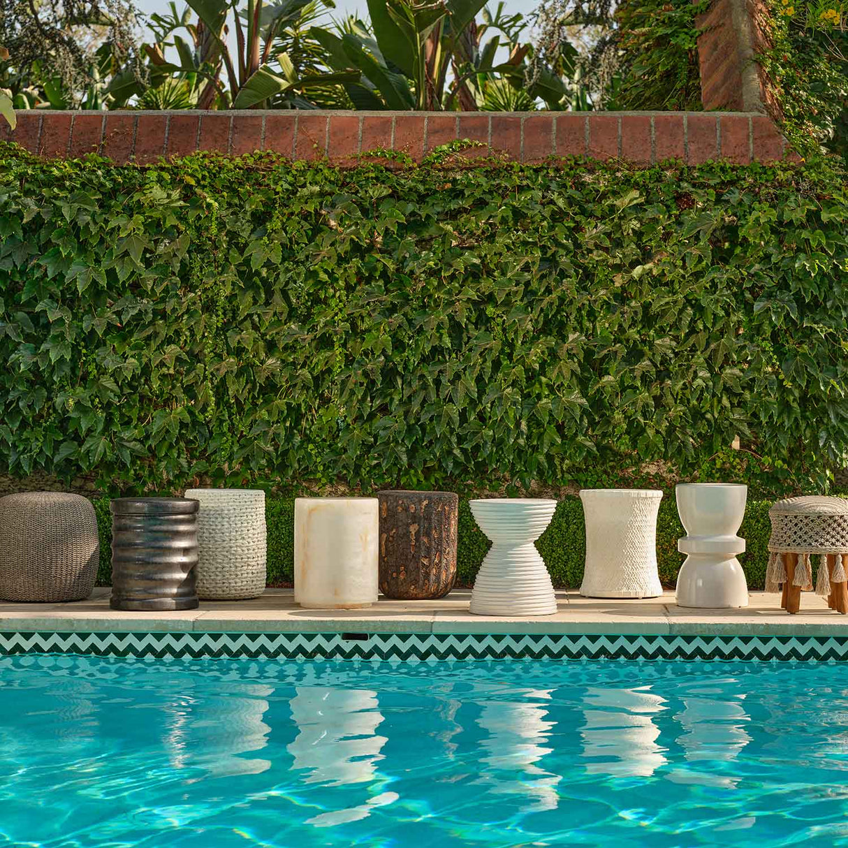 Uriah Indoor/Outdoor Stool Outdoor Furniture