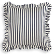 Valencia Striped Ruffle Pillow Pillow & Decor TOV-C18749