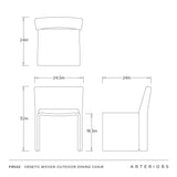 Veneto Outdoor Dining Chair Outdoor Dining Chairs + Benches FRS32
