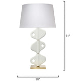 Vertebrae Table Lamp Table + Desk Lamps 9VERTEBTLWH 688933042702