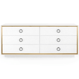 Villa & House Ansel Extra Large 6-Drawer Dresser Furniture bundle_ANS-250-5199+ PULL-OWE-88