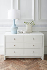 Villa & House Bryant Linen Extra Large 6-Drawer Dresser Furniture