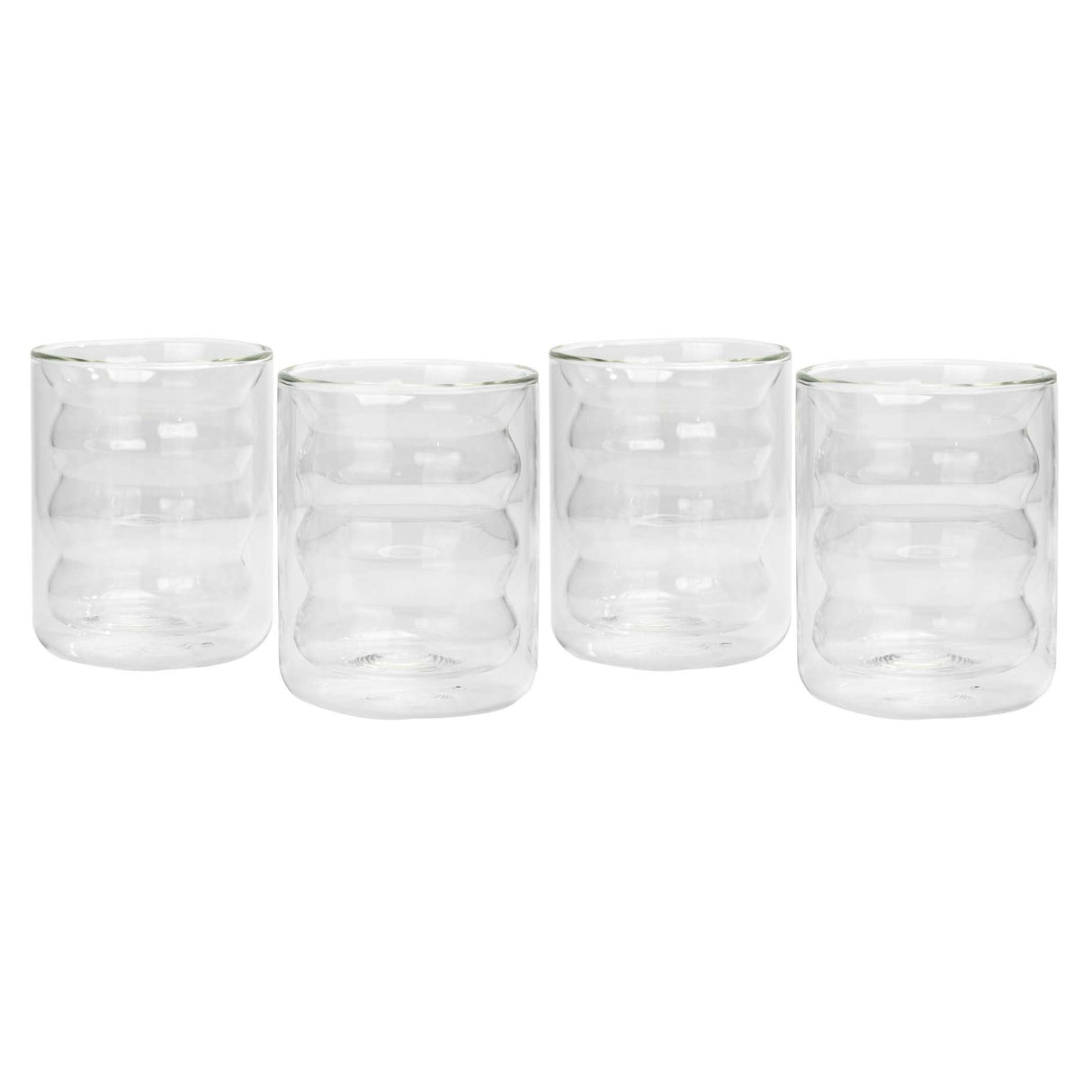 Waves Water Glass - Set of 4 Glassware