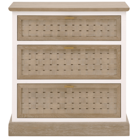 Weave Entry Cabinet 8081.SGRY-OAK/WPO