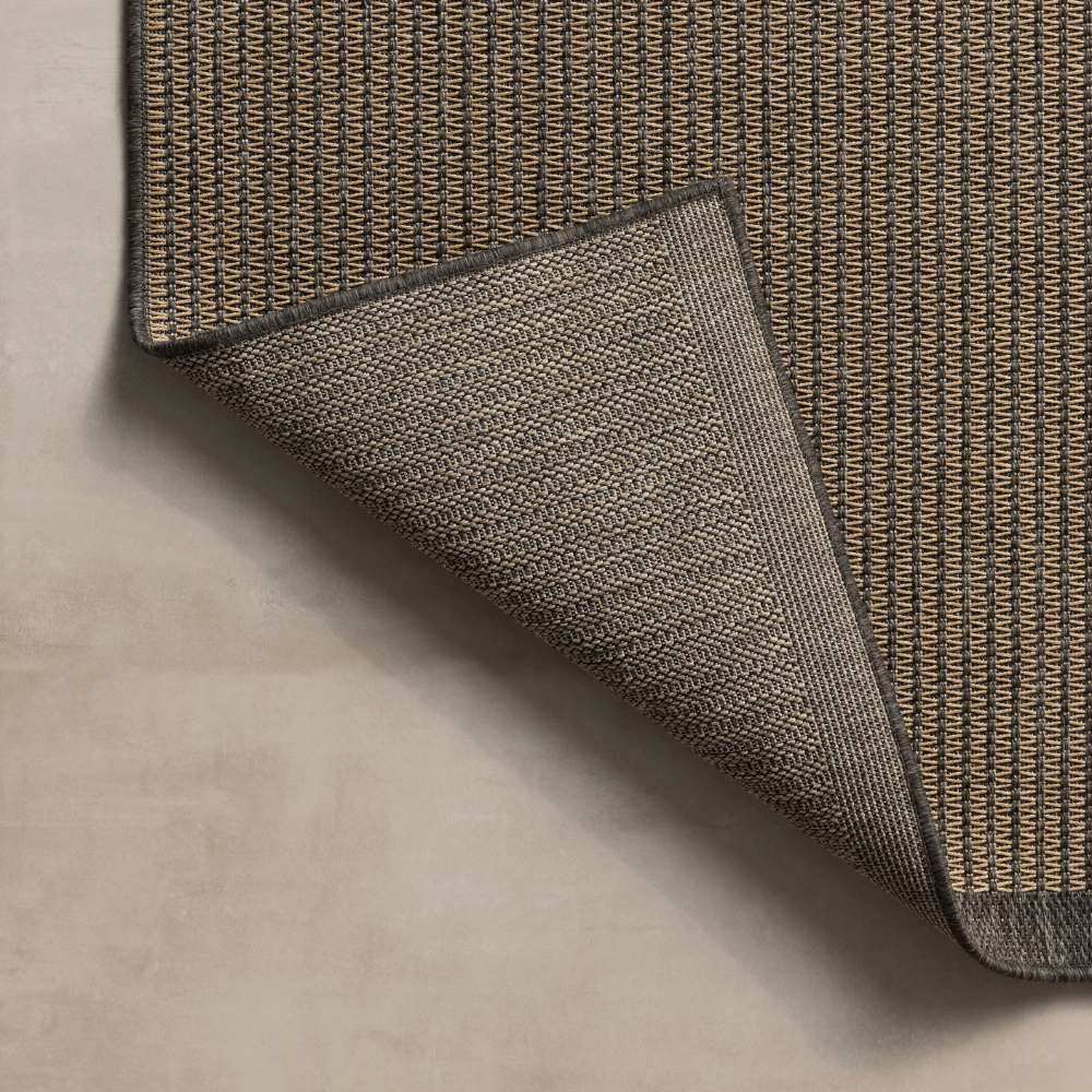 Wheat/Charcoal Providence Indoor/Outdoor Rug Outdoor Rug