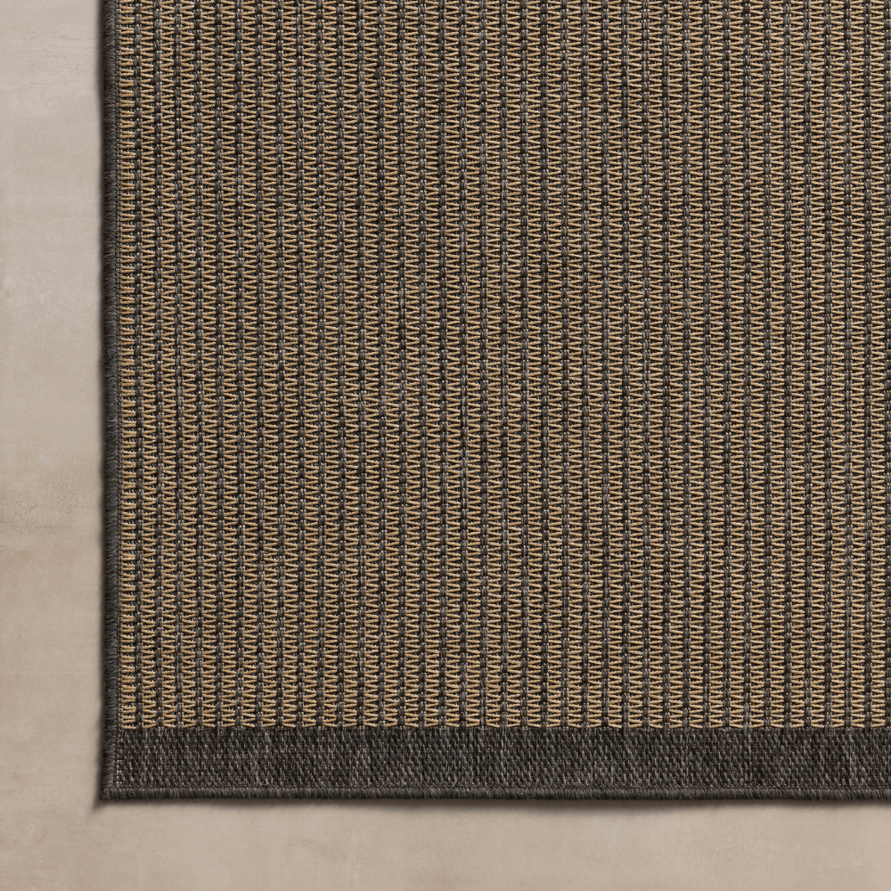 Wheat/Charcoal Providence Indoor/Outdoor Rug Outdoor Rug