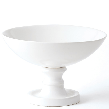 White Pedestal Bowl Bowls 8.81715 651083817155