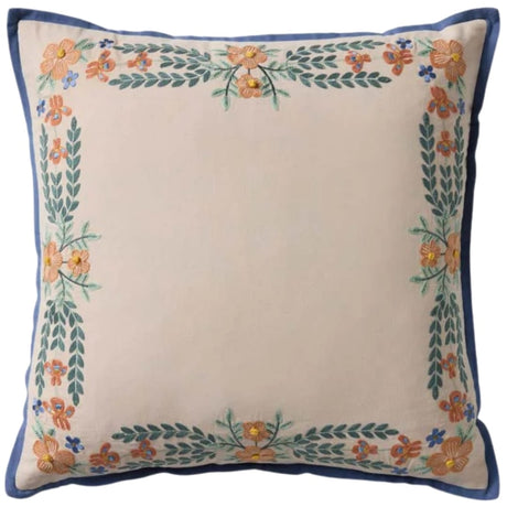 Willow Border Pillow Throw Pillows PSETPRP0081IVMLPIL3 885369943348