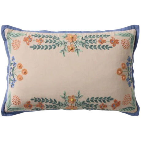 Willow Border Pillow Throw Pillows PSETPRP0081IVMLPIL5 885369943355