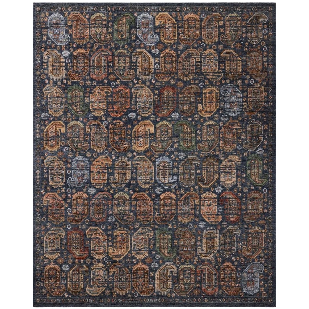 Winchester Navy/Multi Rug Area Rugs WNCHWNC-04NVML233A 885369979682