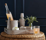 Witney Light Gray Bar Collection Drinkware