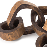 Wooden Links Centerpiece Decor