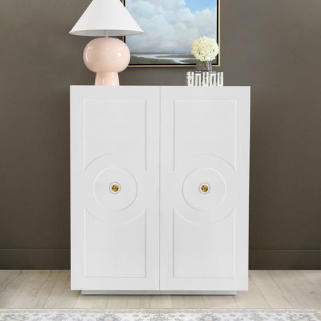 Worlds Away Justine Cabinet Lacquered Cabinet worlds-away-JUSTINE WH